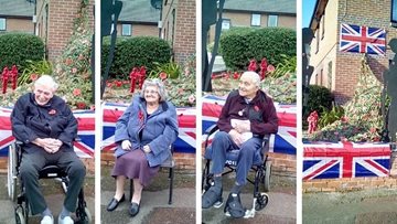 Remembrance Day at Nottingham care home